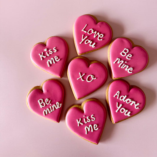 Decorated Heart Cookie